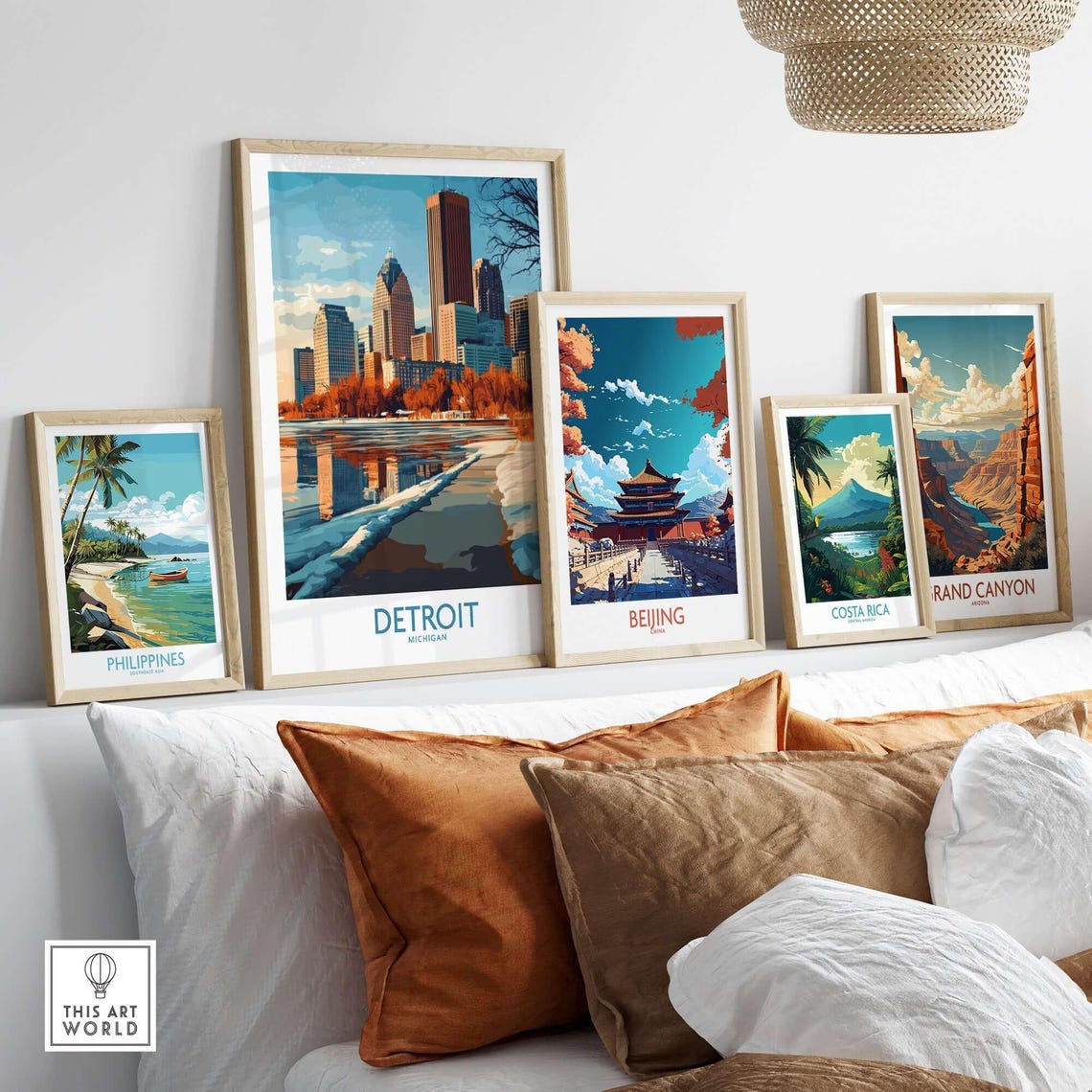 Detroit, Michigan Travel Poster - Image 3