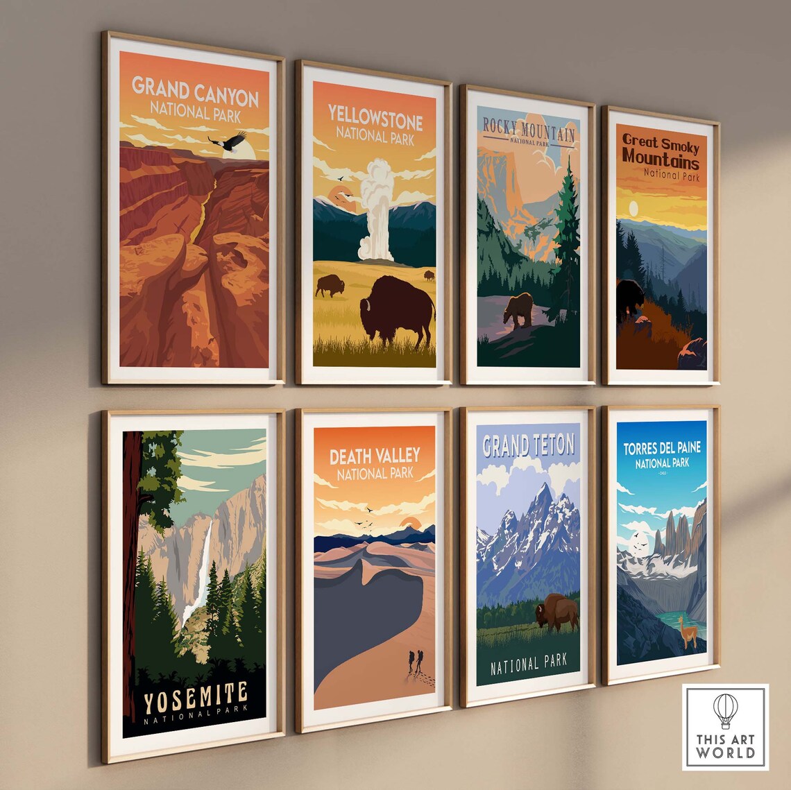 Grand Canyon National Park Poster, Arizona Travel Poster - Image 3