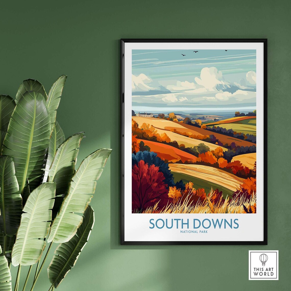 South Downs National Park Travel Poster - Image 2