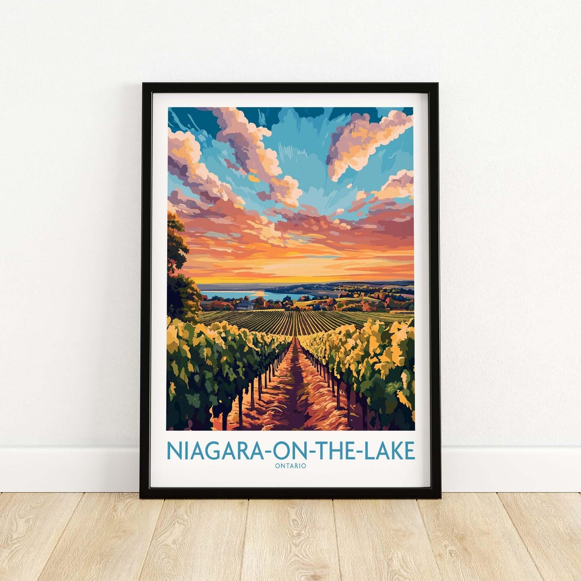 Niagara On The Lake Art Print, Vineyards - Image 5