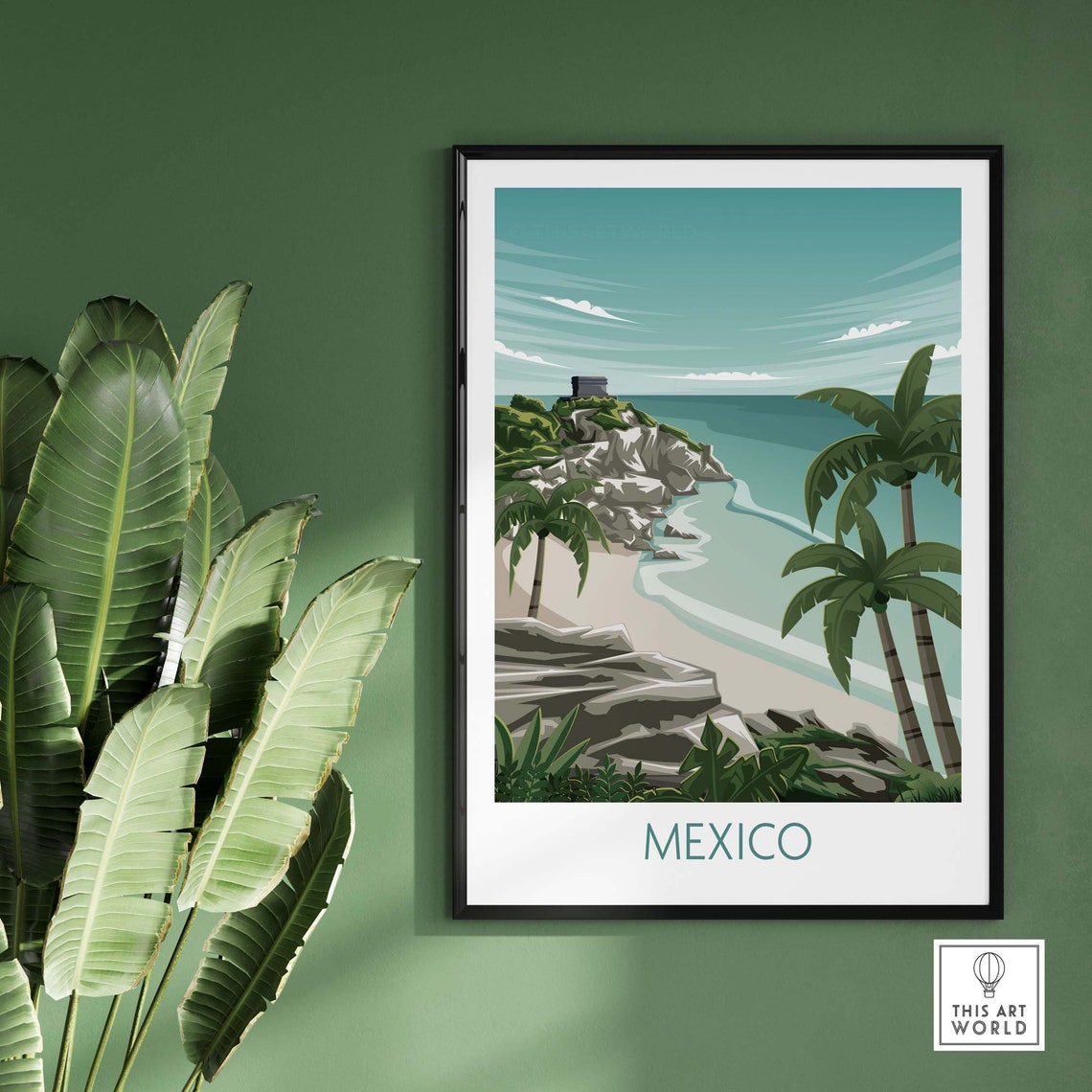 Mexico Travel Poster Art Print - Image 2