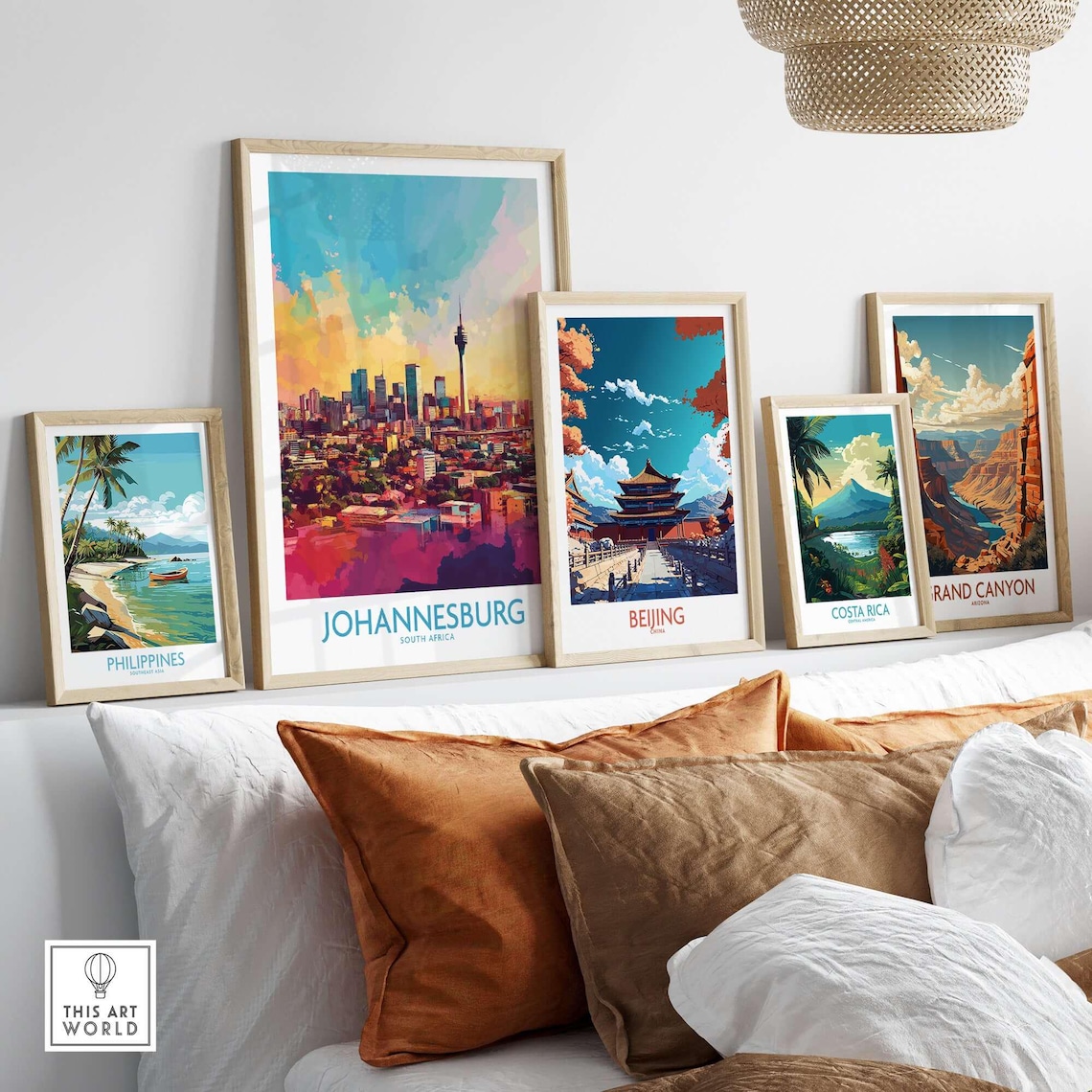 Joburg Skyline, Johannesburg South Africa Art Print - Image 3