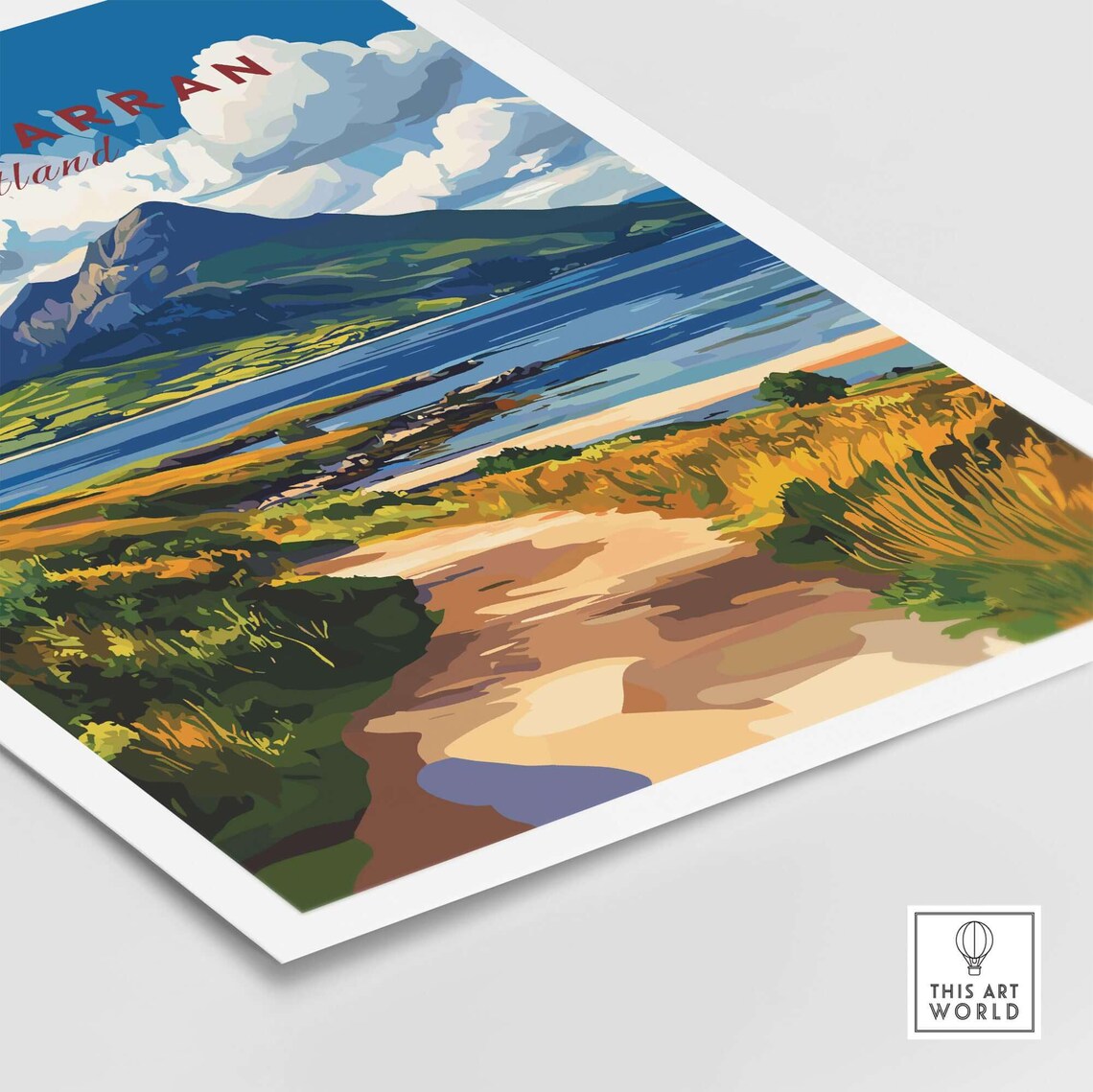 Isle Of Arran Travel Poster, Scotland Wall Art - Image 5