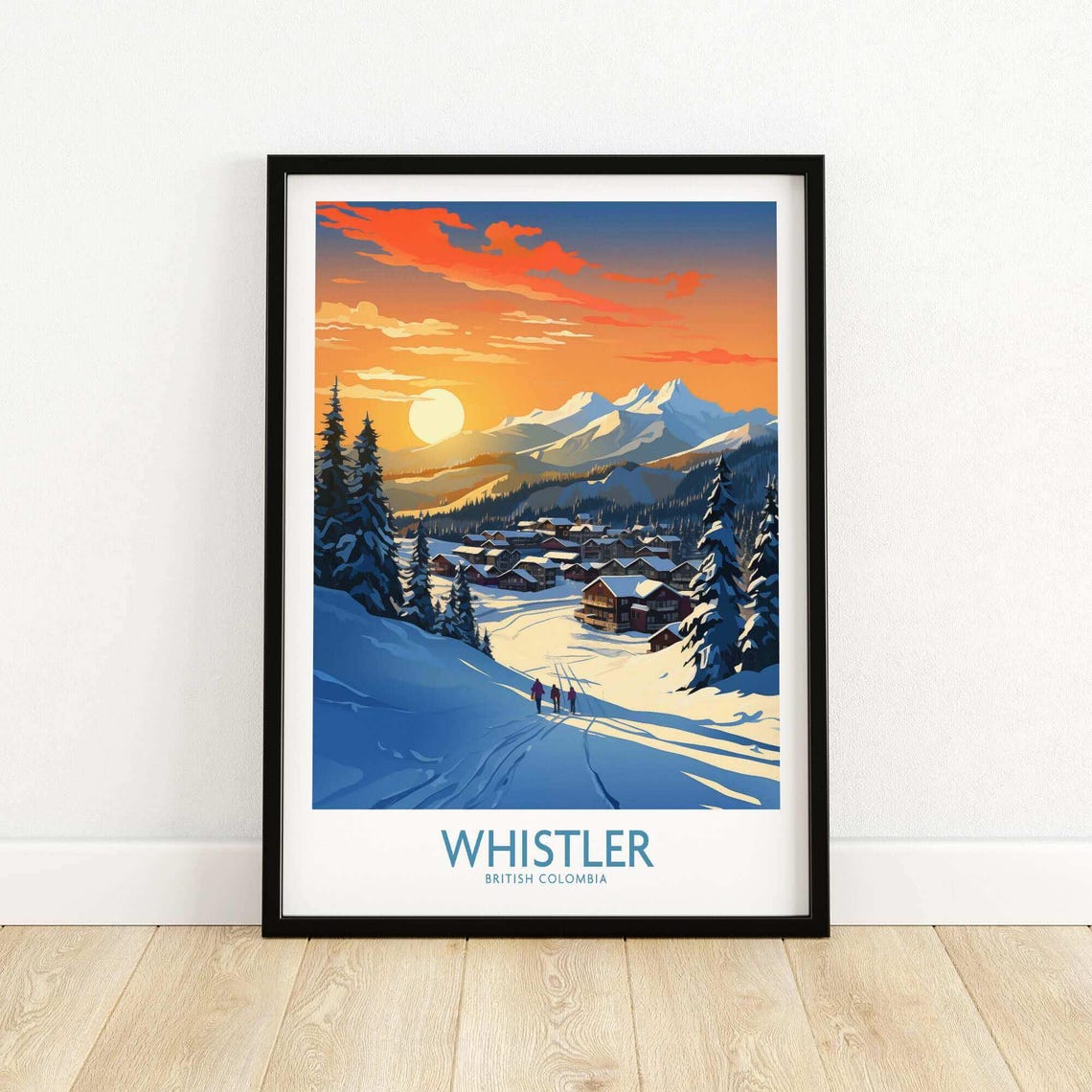 Whistler Ski Resort, Winter Sports Adventure Poster - Image 5