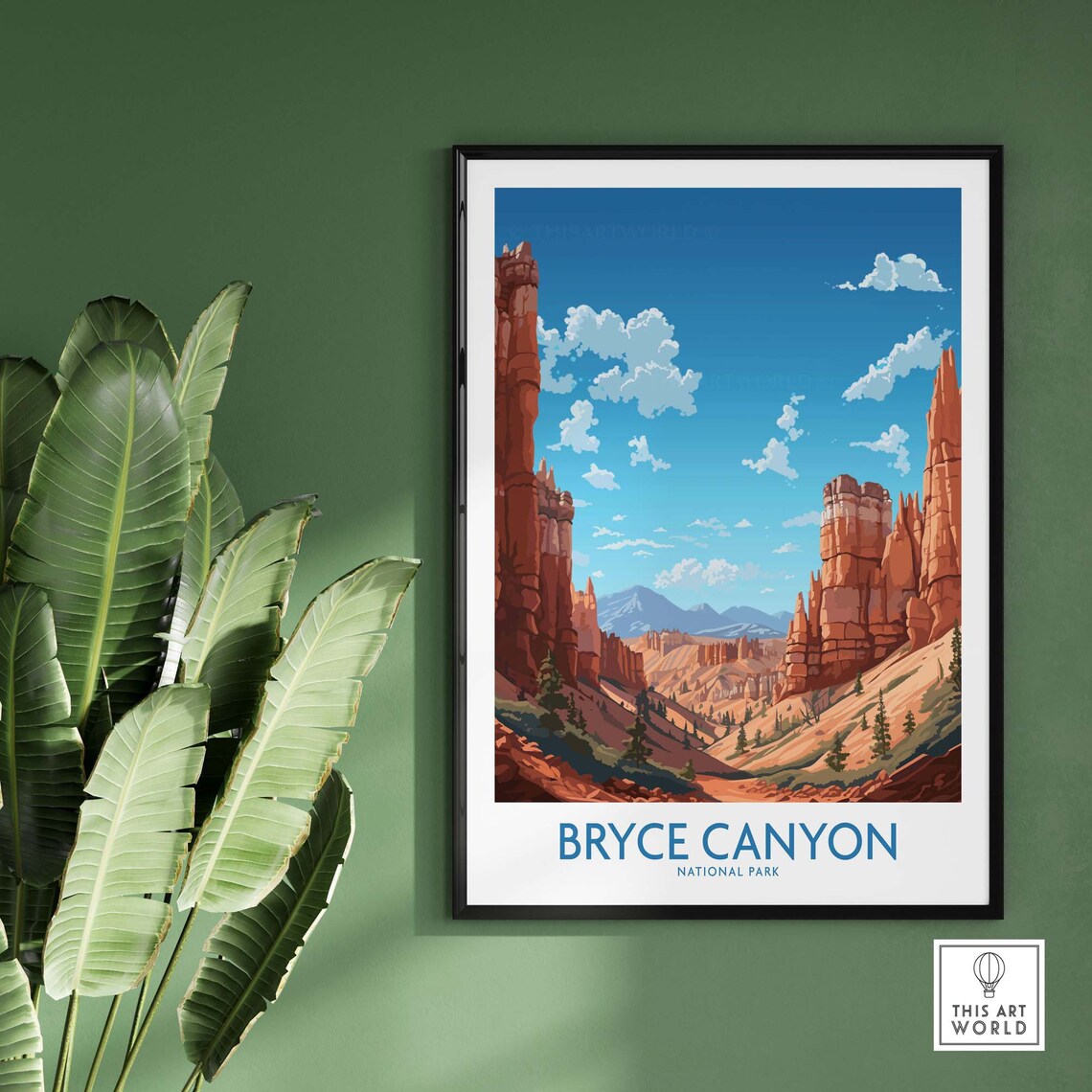 Bryce Canyon National Park Red Rock Hoodoo Amphitheater Desert Poster - Image 2