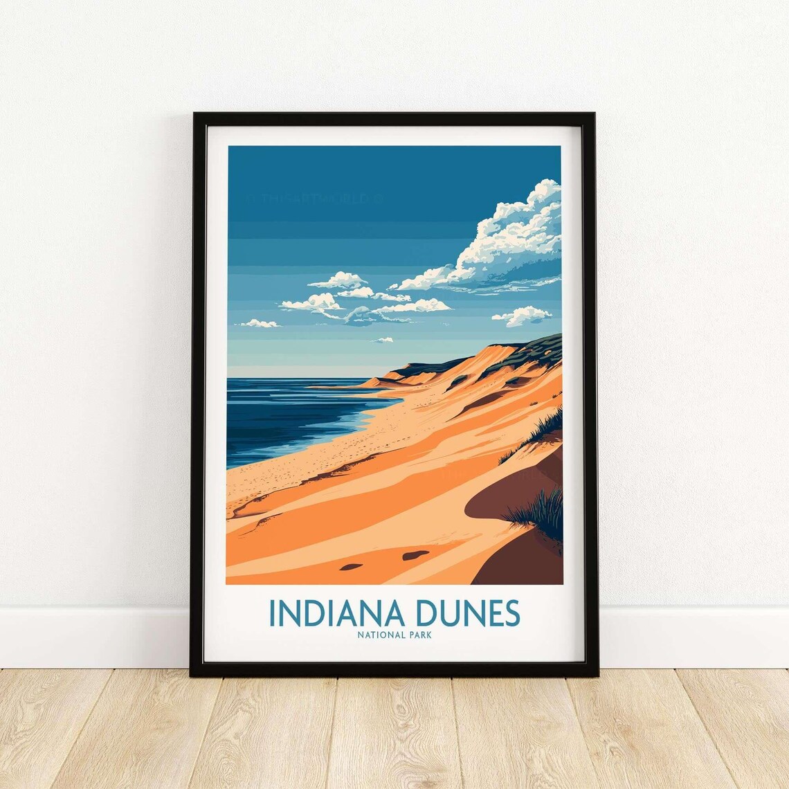Indiana Dunes Travel Poster, National Park - Image 5