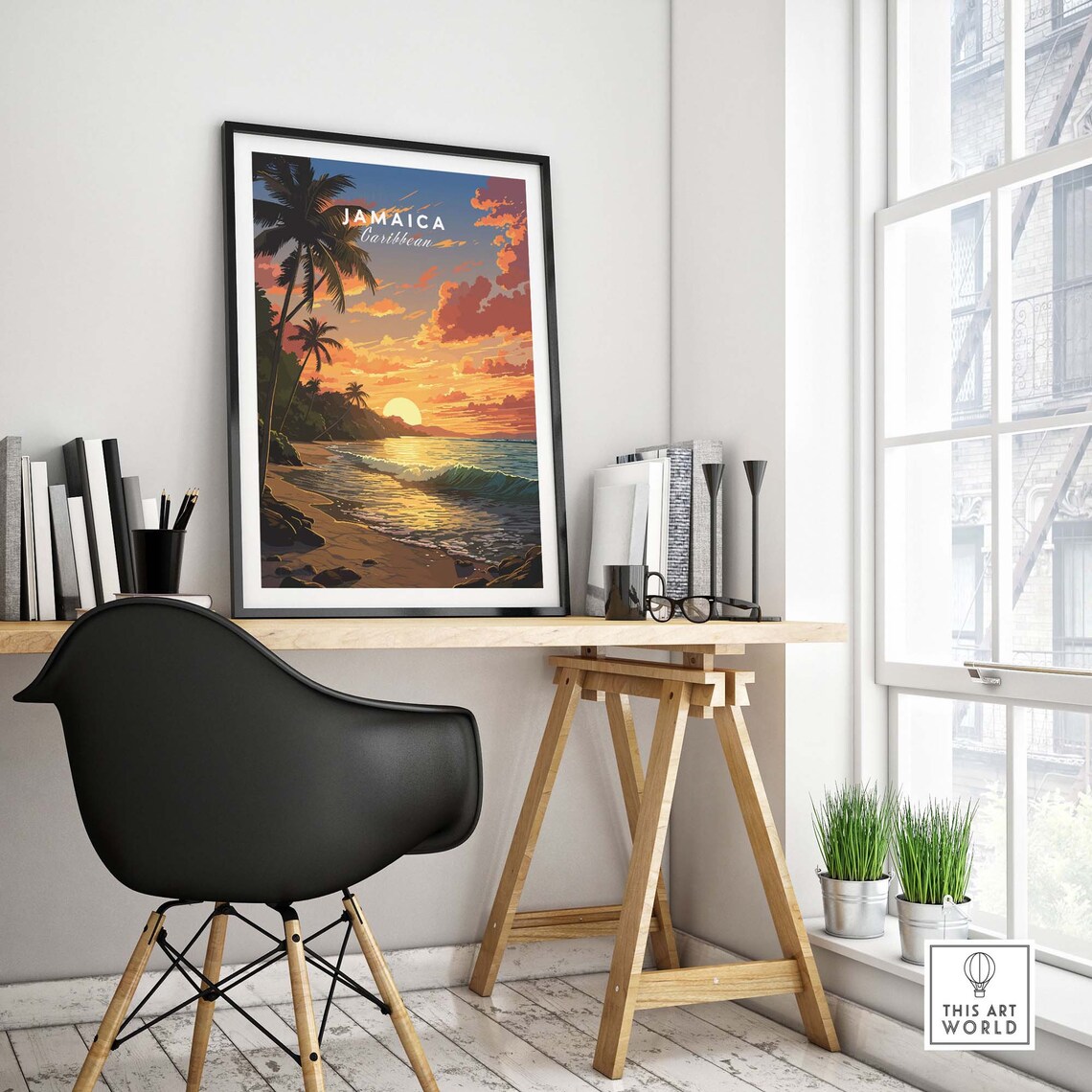 Jamaica Art Print, Travel Poster for Home Decor - Image 4
