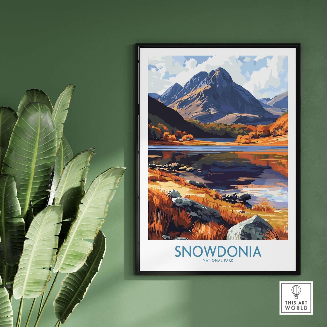 Snowdonia National Park - Vintage Travel Poster - Image 2