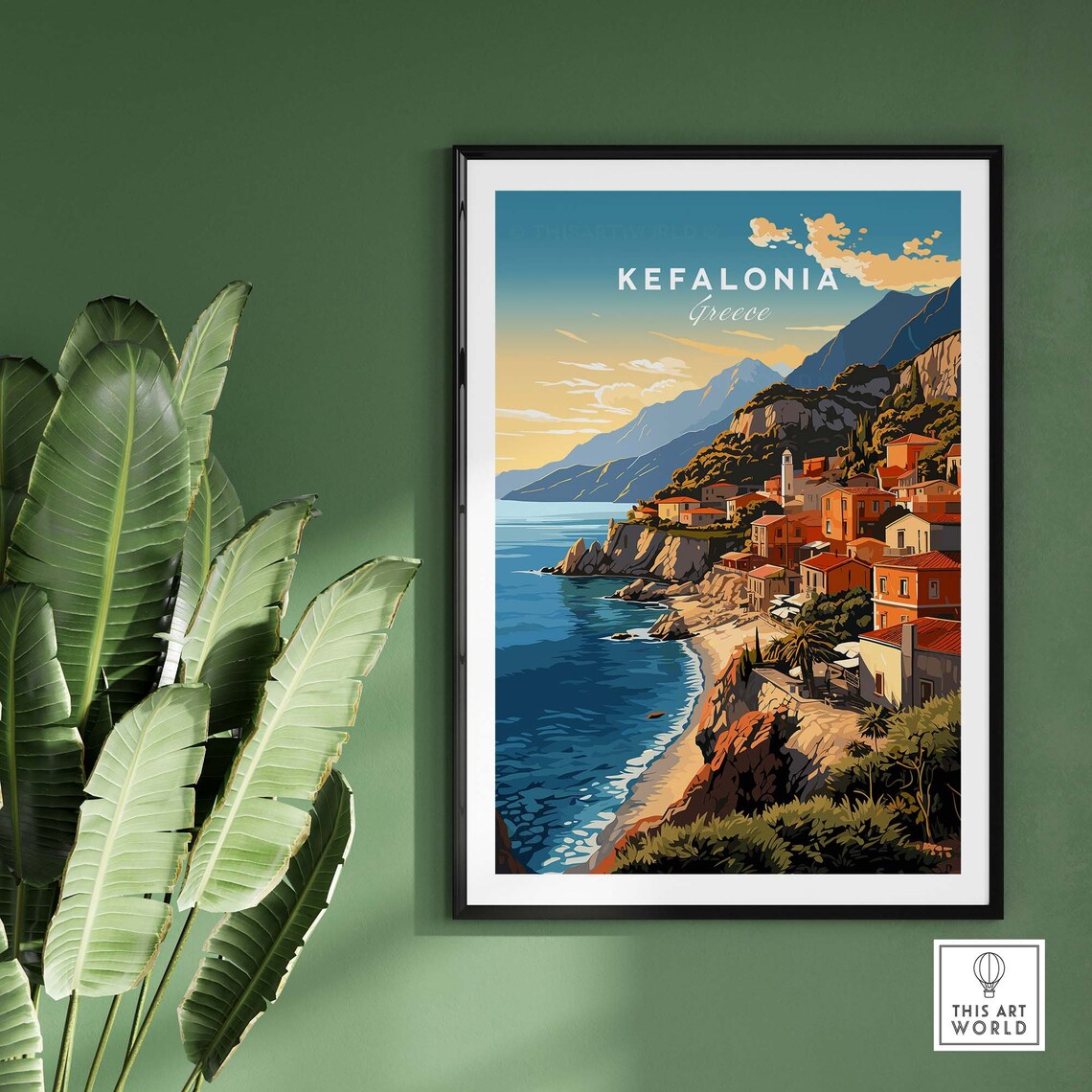Kefalonia Travel Poster, Gallery Wall Decor - Image 2