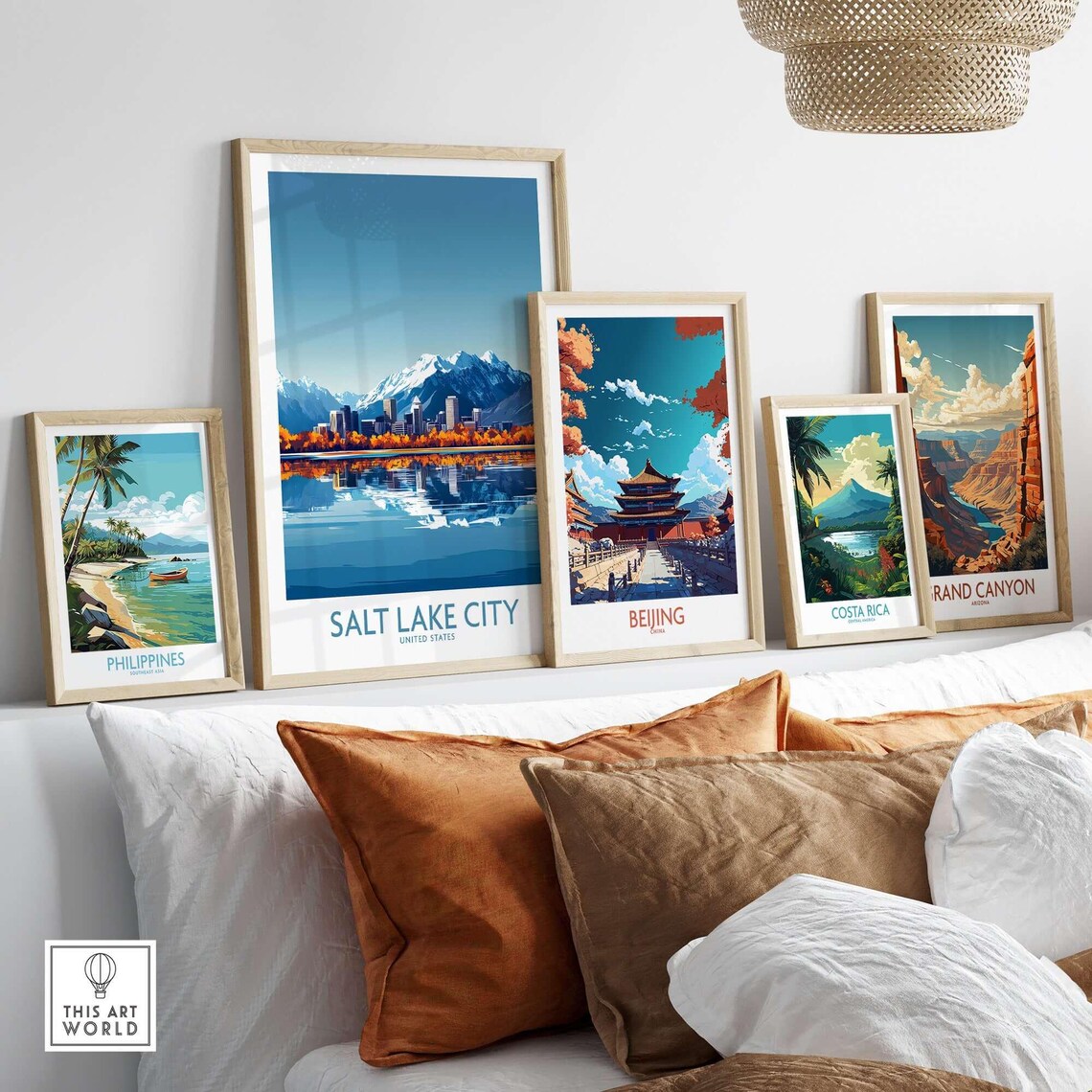 Salt Lake City Travel Poster, Utah Illustration - Image 3