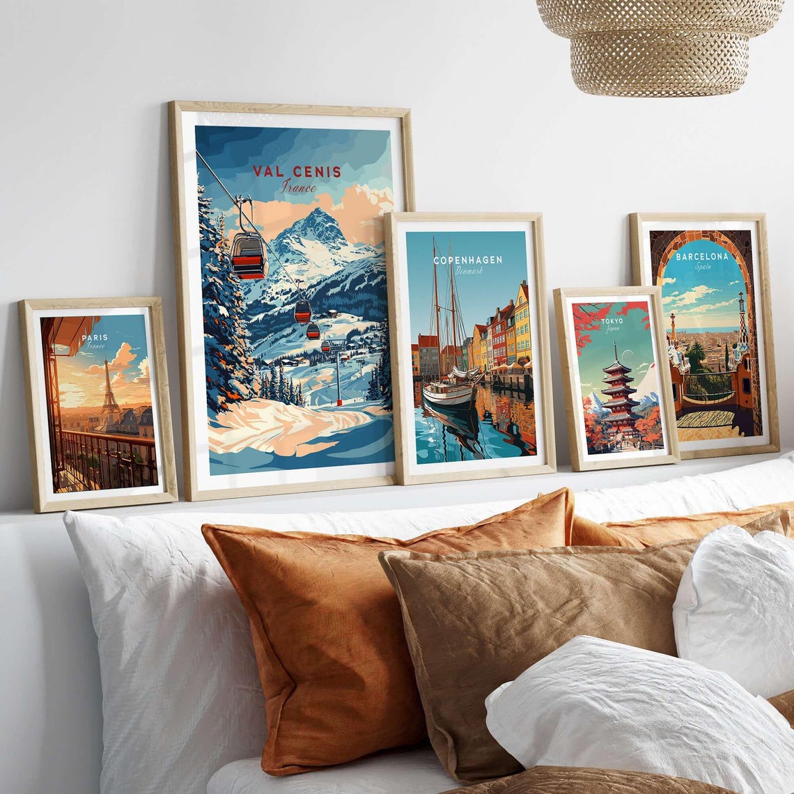Val Cenis Ski Art Print, Winter Essence - Image 3