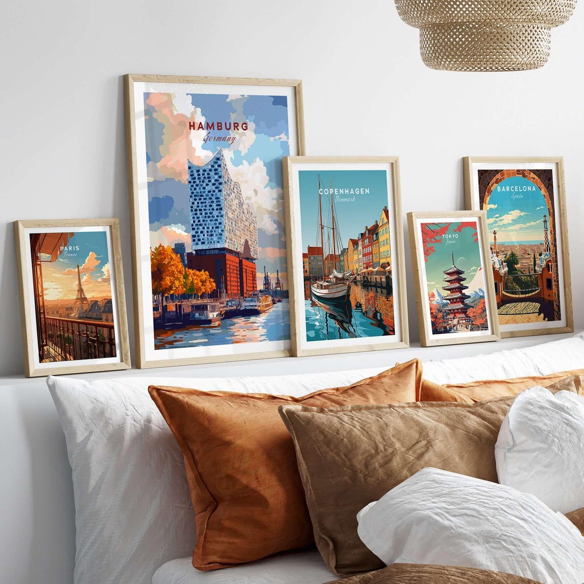 Hamburg, Germany Art Print, Elbe River - Image 3