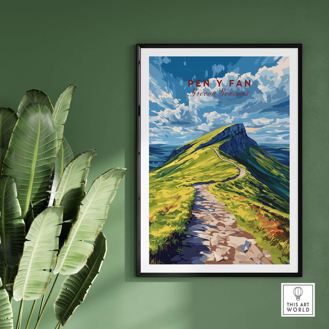 Pen Y Fan, Brecon Beacons Travel Poster - Image 2