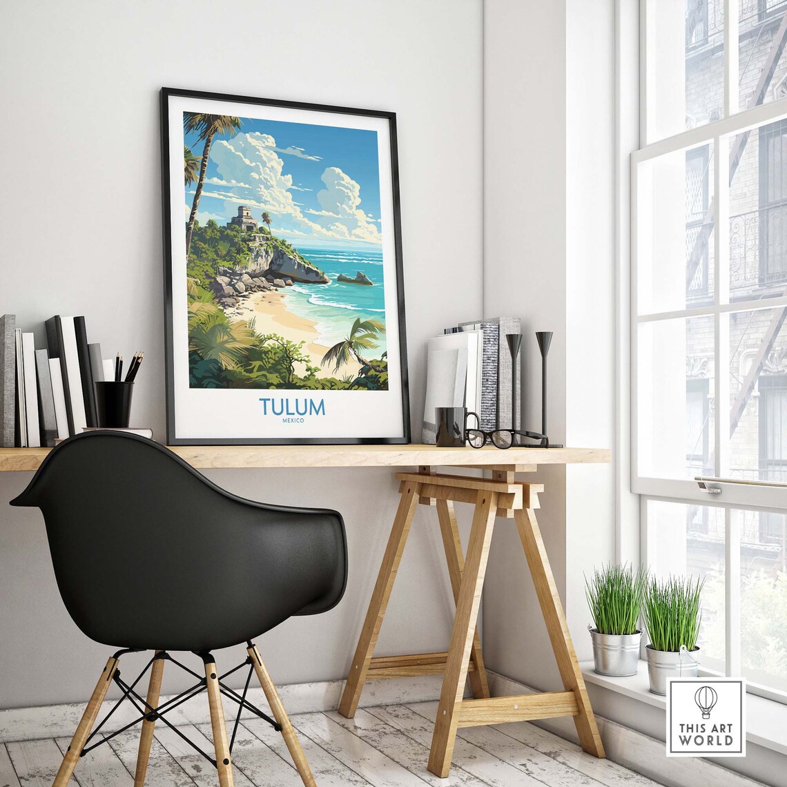 Tulum Travel Poster Art Print, Latin America - Image 4