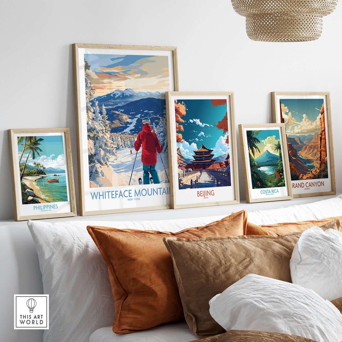 Whiteface Mountain Ski Art Print - Image 3