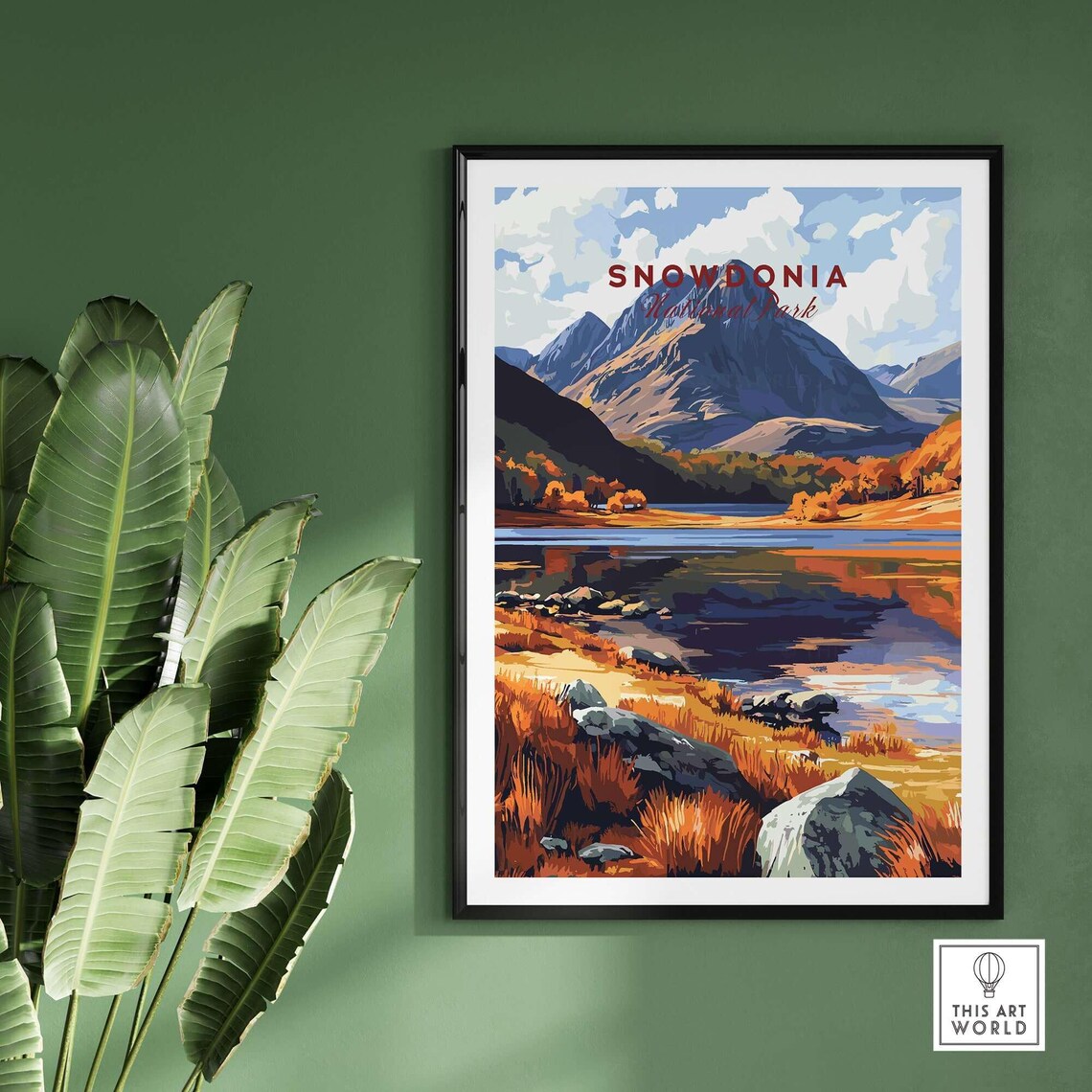 Snowdonia National Park - Vintage Travel Poster - Image 2