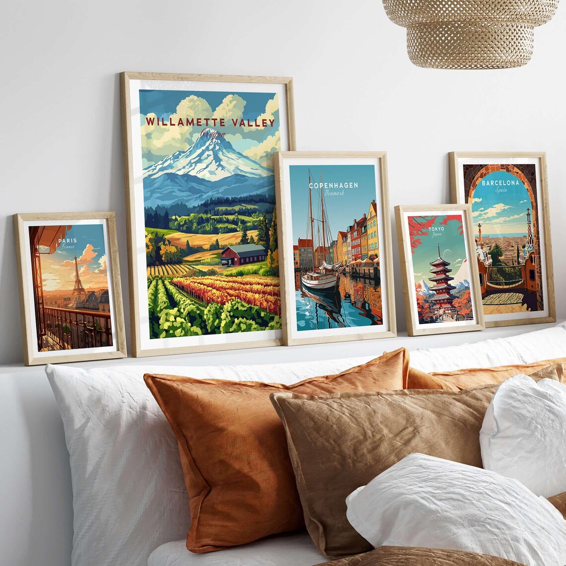Willamette Valley Oregon, Wine Country Art Print - Image 3