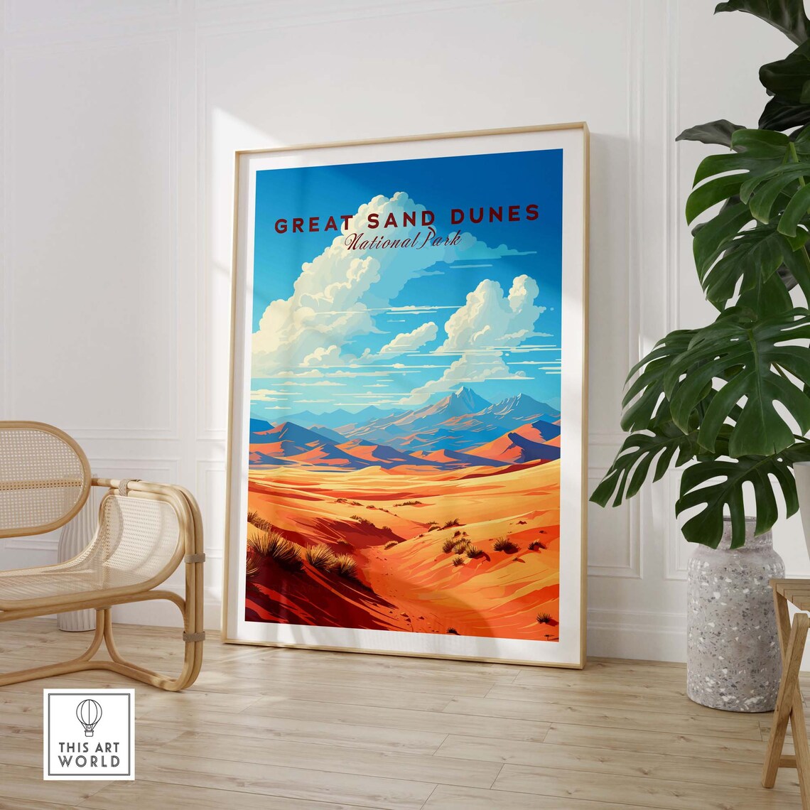 Great Sand Dunes National Park Travel Poster - Image 3