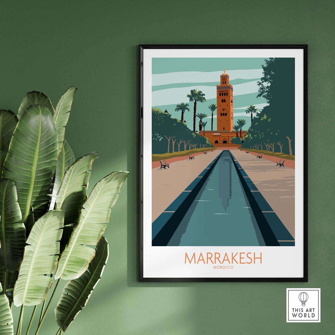 Marrakesh Gift Idea Travel Poster - Image 2