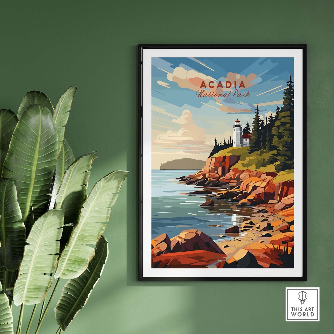 Acadia National Park Travel Print, Home Decor Poster - Image 2