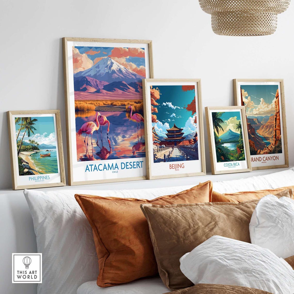 Atacama Desert Travel Poster, Chile Landscape - Image 3