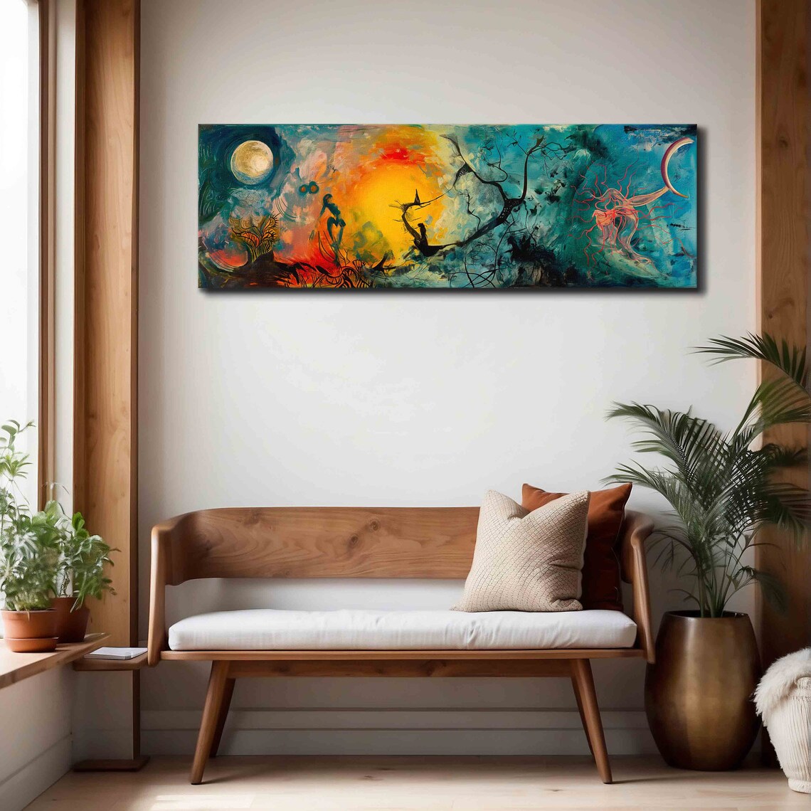 Surreal Gothic Landscape Art Print, Panoramic - Image 4