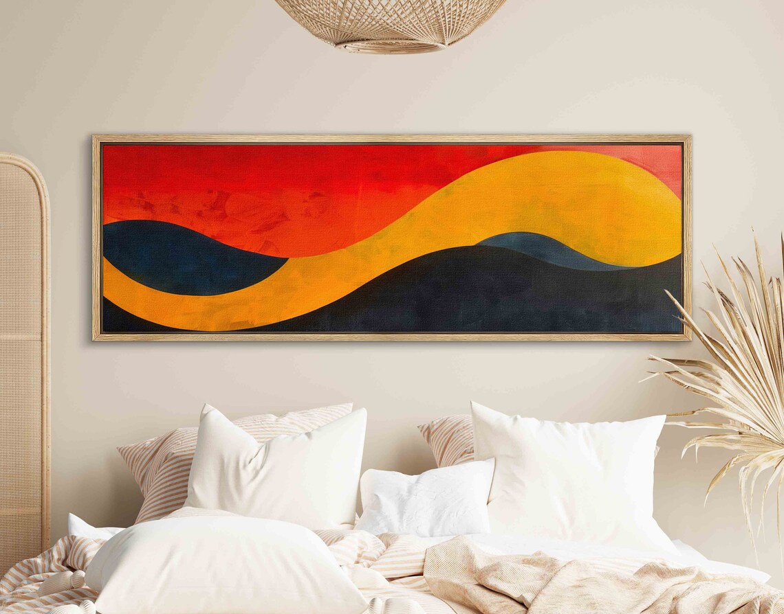 Modern Landscape, Mid-Century Minimal Art Print - Image 2