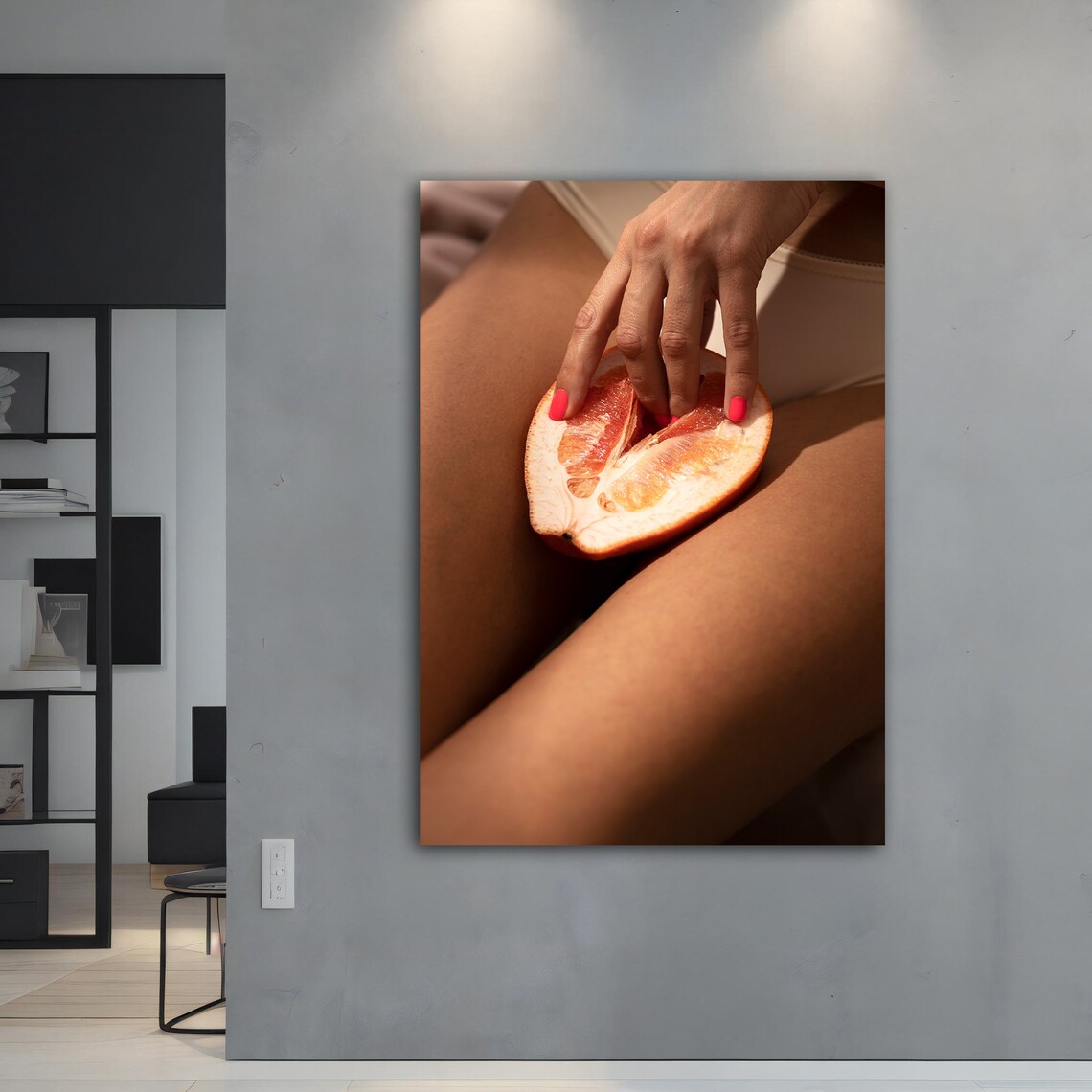 Erotic Modern Wall Decor, Abstract Art Print - Image 2