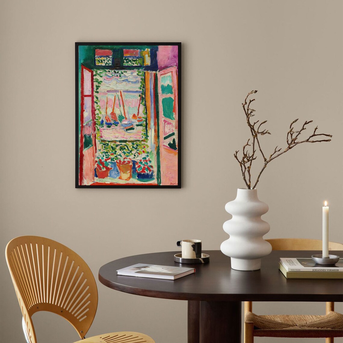 Matisse The Open Window Colorful Fauvist Painting Trendy Poster - Image 3