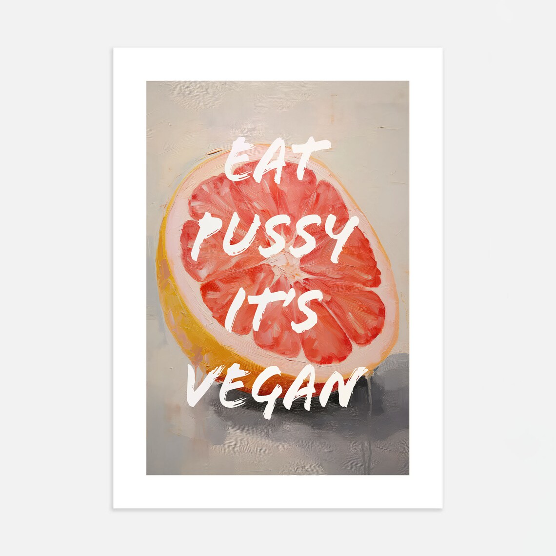 Tasty Bite Eat Me Out Kiwi Fruit Quote Poster - Image 2