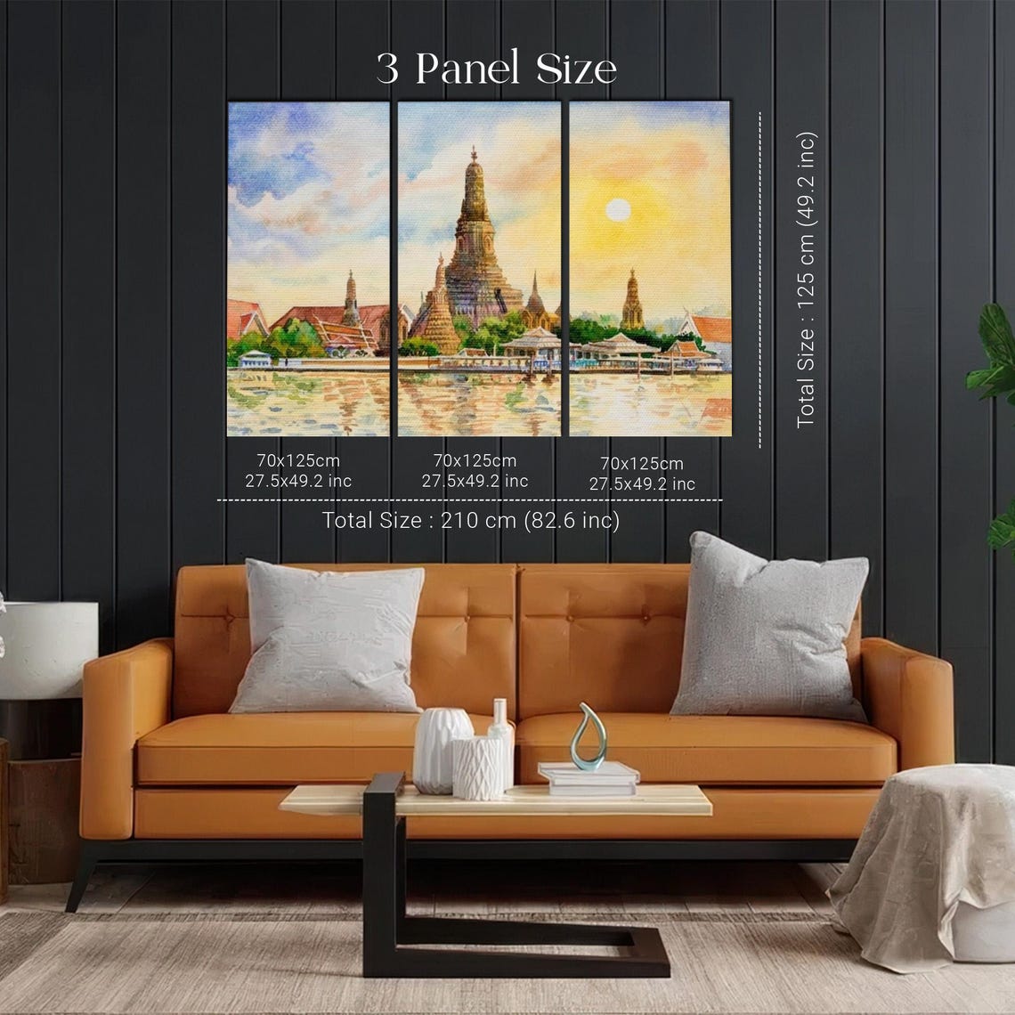 Wat Arun Temple Of Dawn Bangkok Riverside Sunrise Scene Poster - Image 2