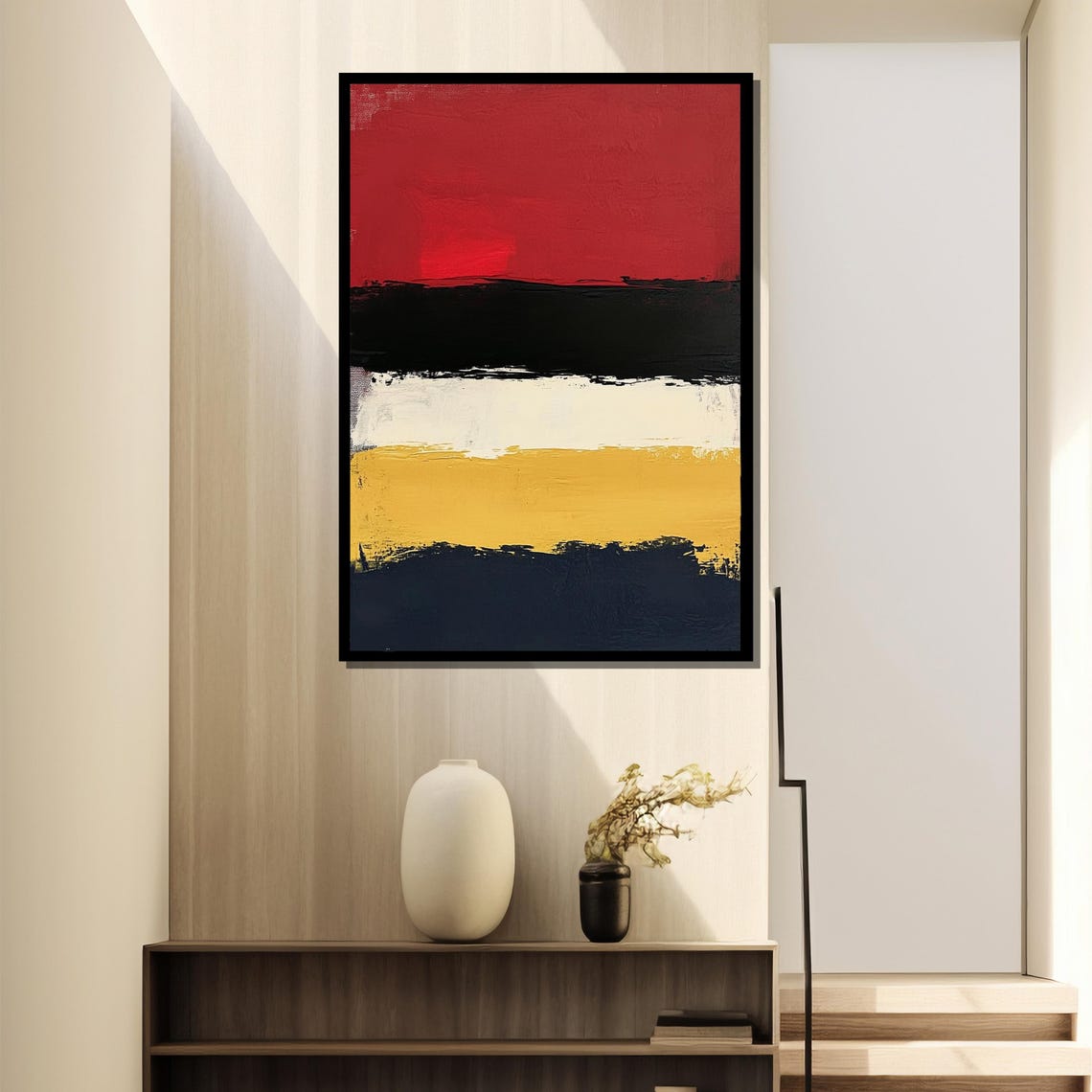 Mark Rothko Painting, Abstract Modern Art - Image 2