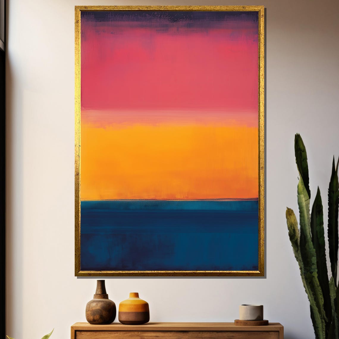 Mark Rothko Painting, Gradient Abstract Art Print