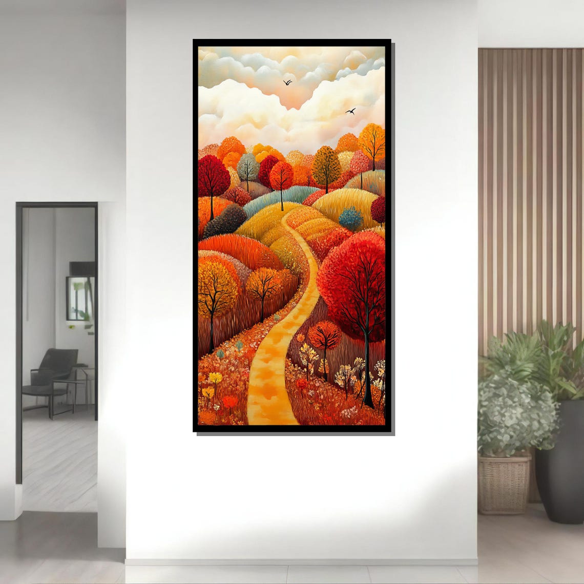 Whimsical Autumn - Contemporary Travel Poster - Image 2