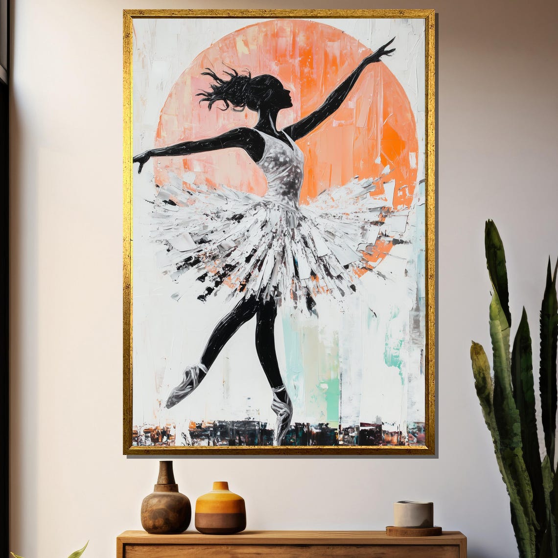 Ballerina By Paulstraver, Modern Ballet Art Print