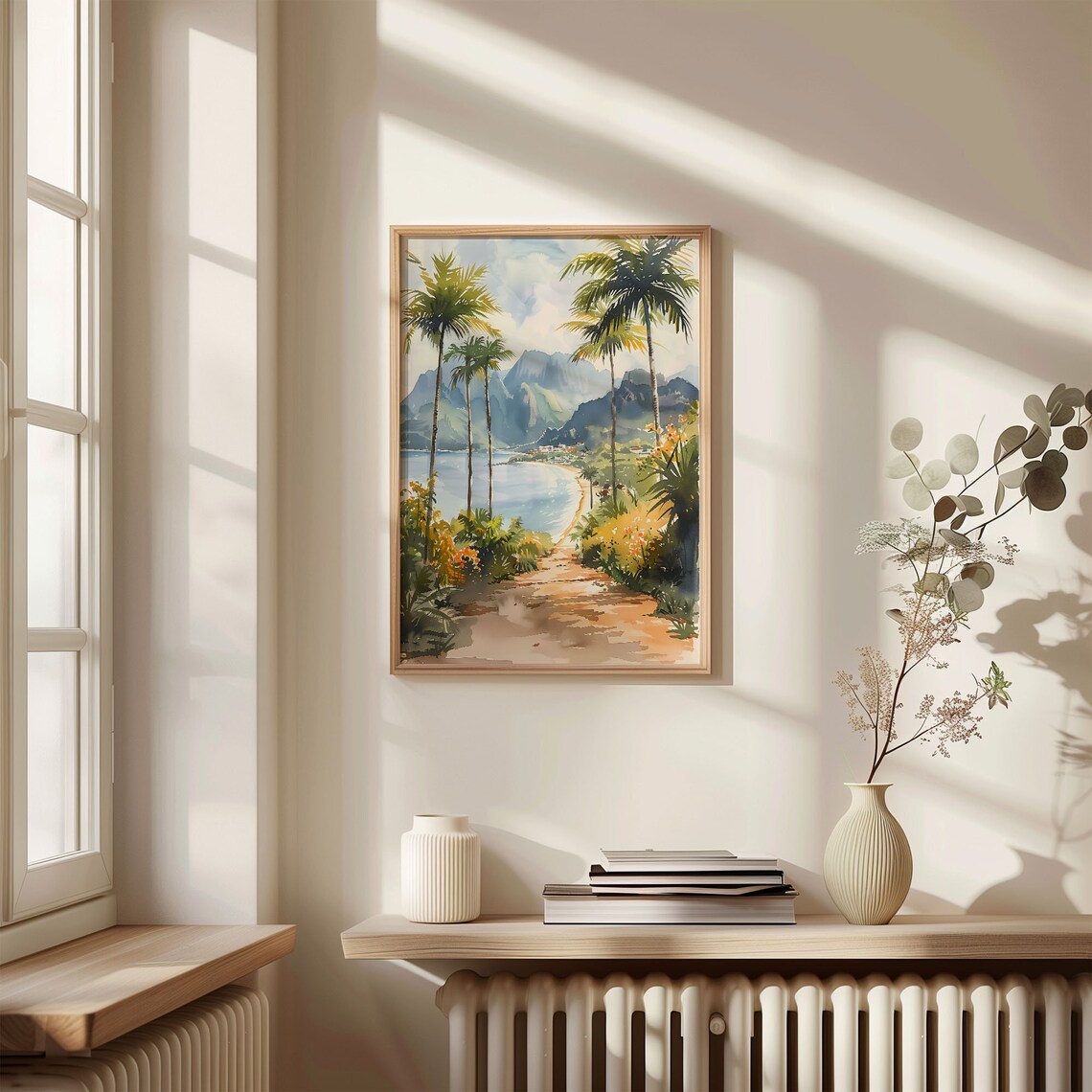 Jamaica Watercolor Travel Poster, Caribbean Wall Art - Image 4