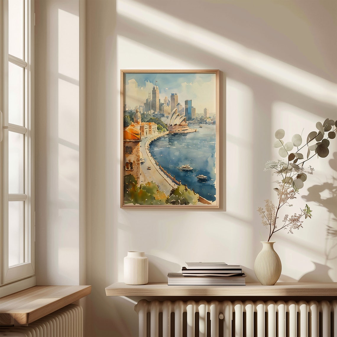 Sydney Watercolor Painting Sydney Australia Wall Art Travel Poster Home Decor Print City Painting Travel Gifts C30 369 - Image 4