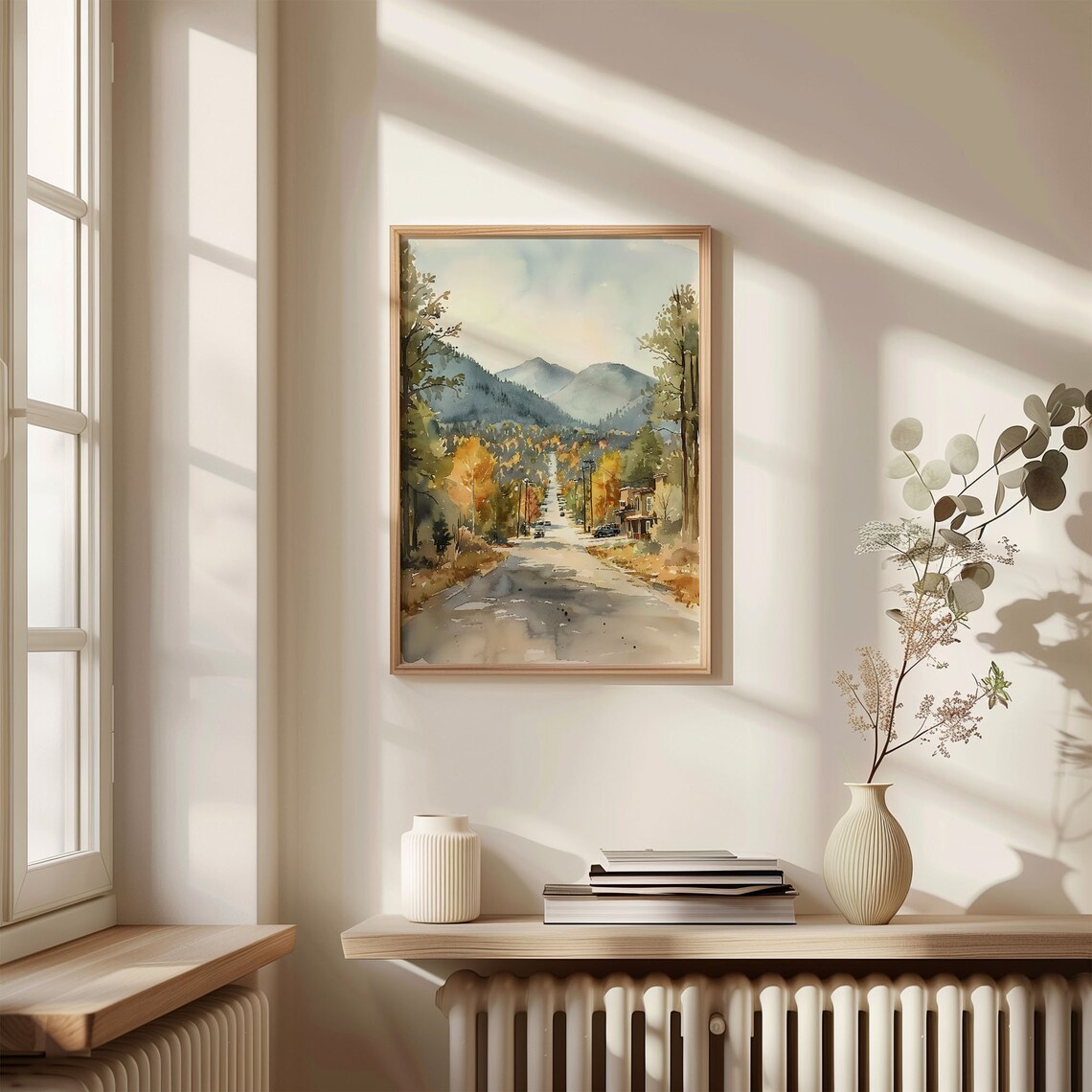 Flagstaff Watercolor Travel Poster, Arizona Wall Art - Image 4