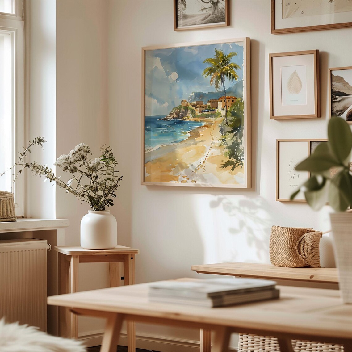 Playa Del Carmen Watercolor Travel Poster, Art Print - Image 3