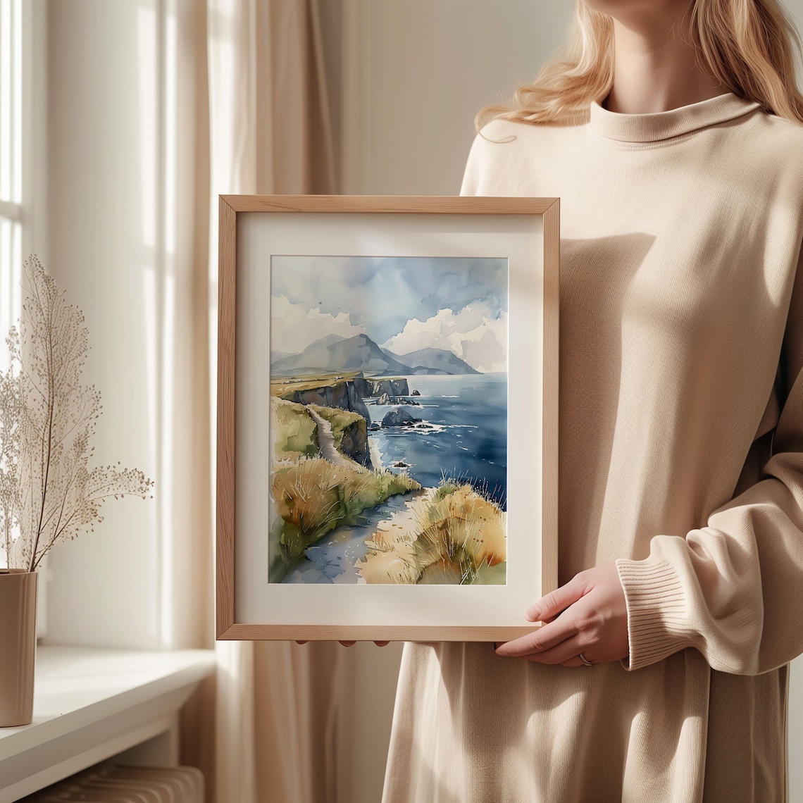 Dingle Watercolor Art Print, Irish Travel Poster - Image 2