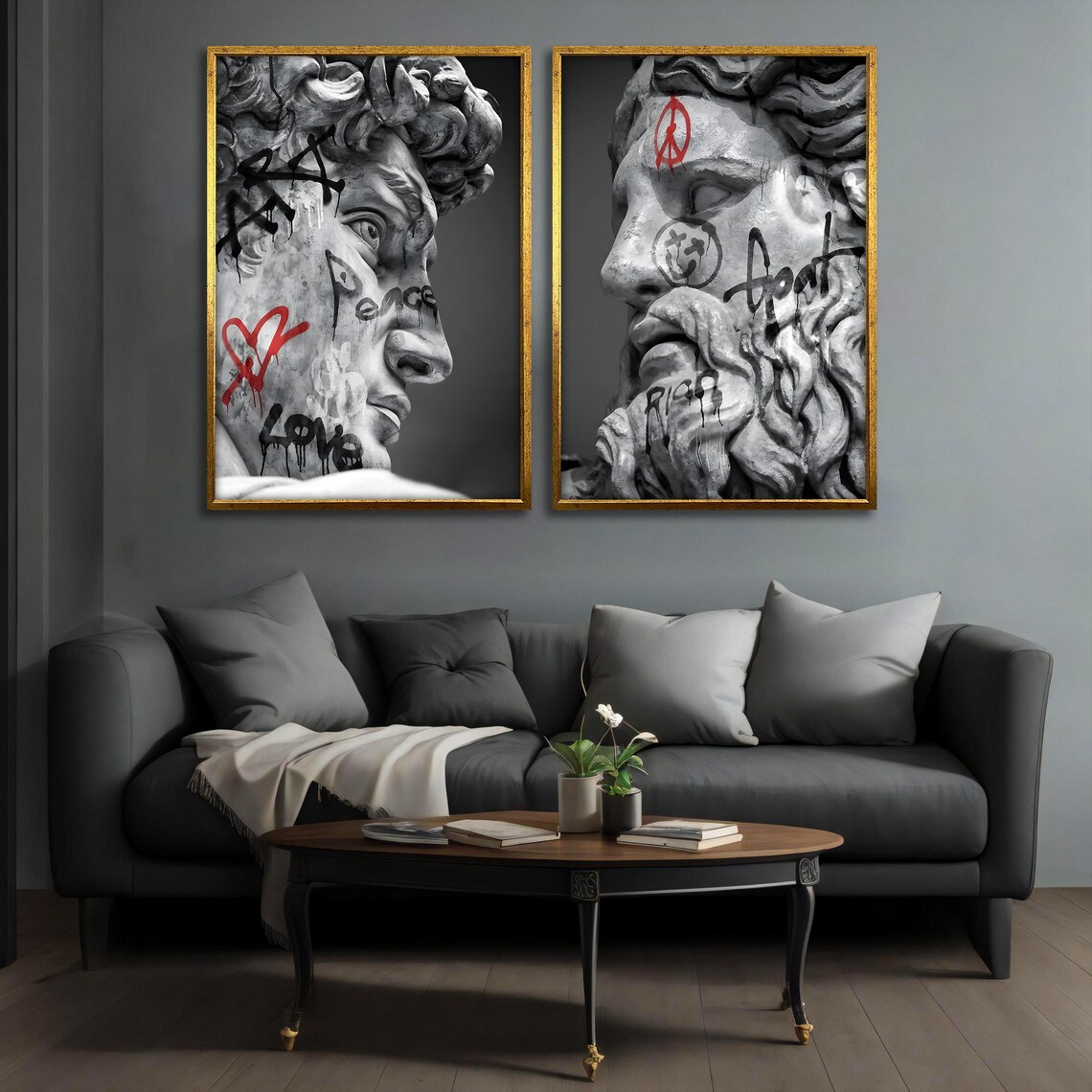 Graffiti Zeus Set, Urban Graffiti Decor - Image 5