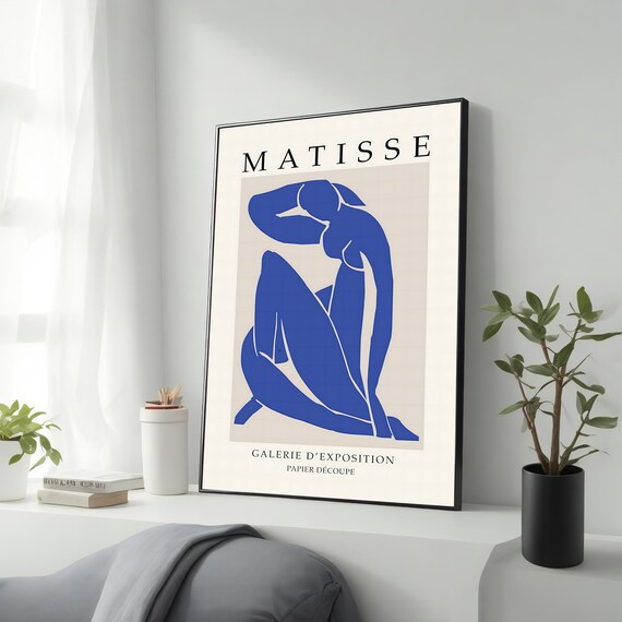 Henri Matisse Blue Nude Cut Out Exhibition Gallery Art Print