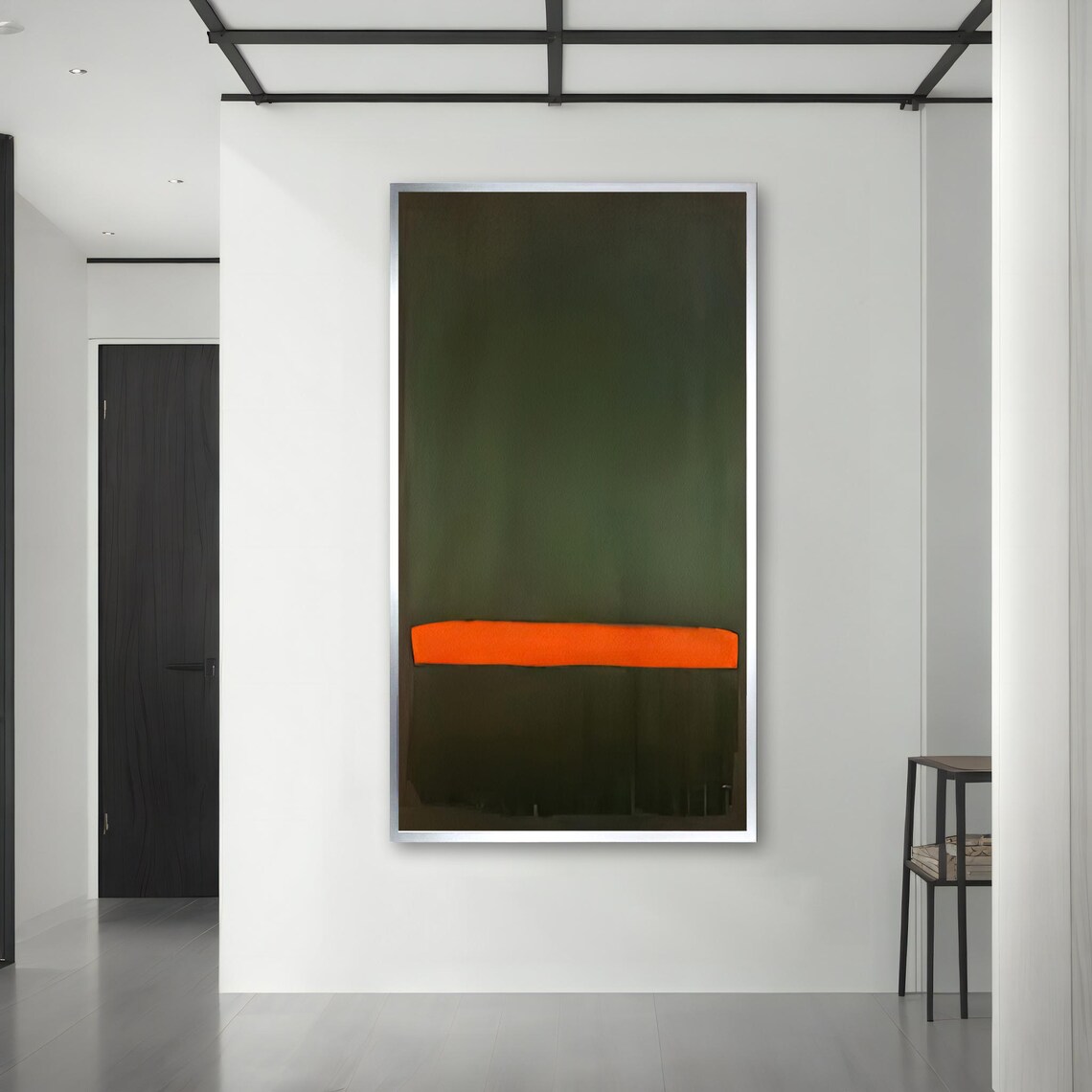 Mark Rothko Style Print Green And Orange Rothko Wall Decor Large Minimalist Painting Modern Home Decor Gift Idea - Image 3