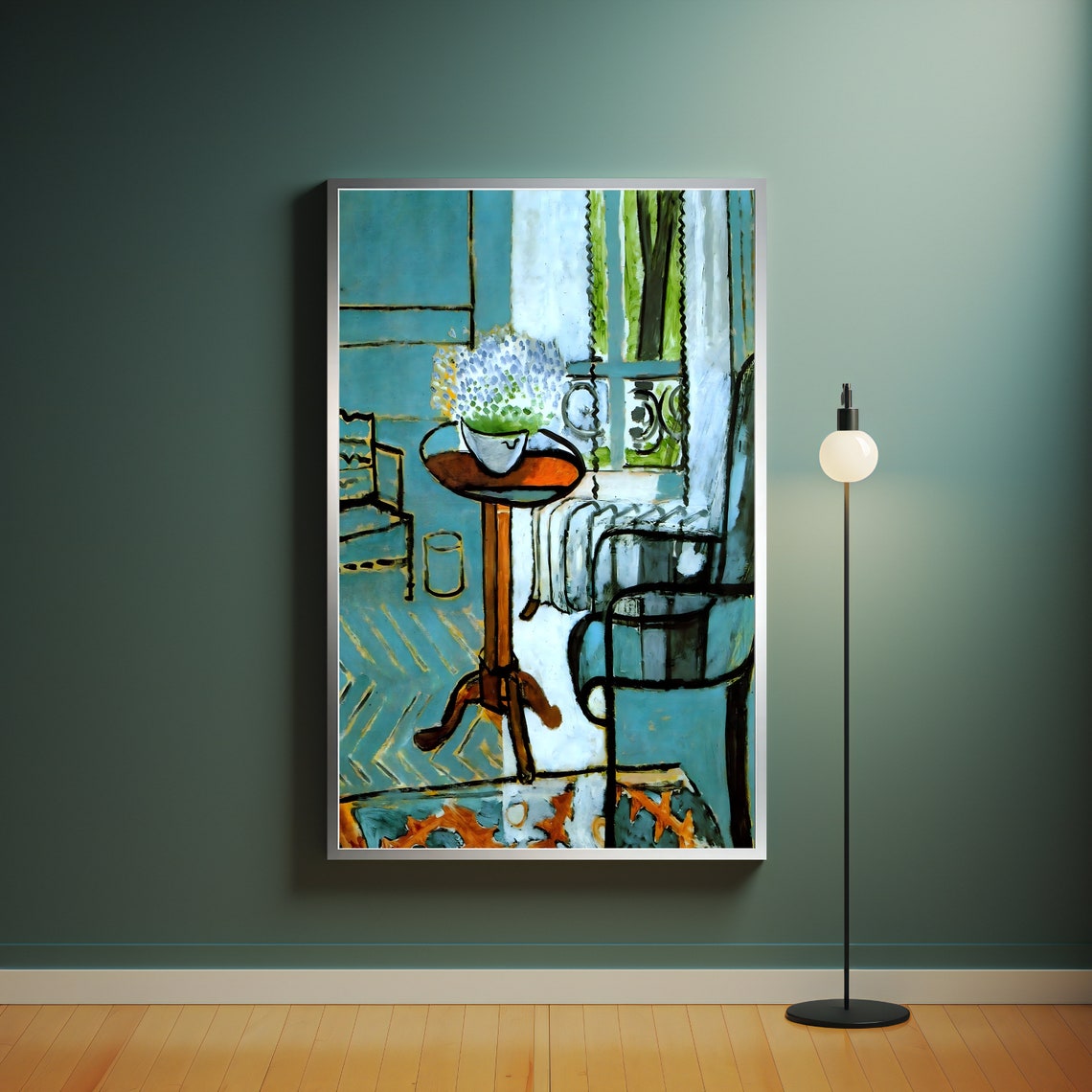 Henri Matisse Colorful Flower Print Ready To Hang Wall Decor Framed Wall Art The Open Window Decor Unique Gift - Image 3