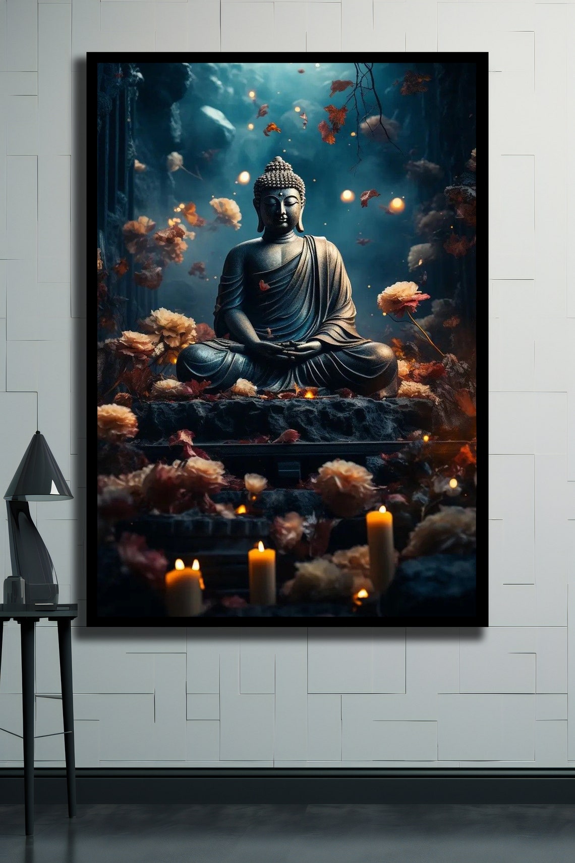 Buddha Print, Meditation Wall Decor - Image 2