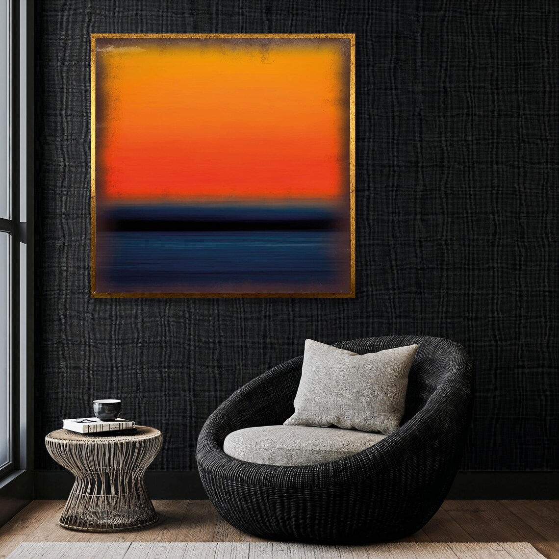 Mark Rothko Inspired Art Abstract Rothko Painting Mark Rothko Large Wall Decor Famous Rothko Artwork Unique Gift - Image 4