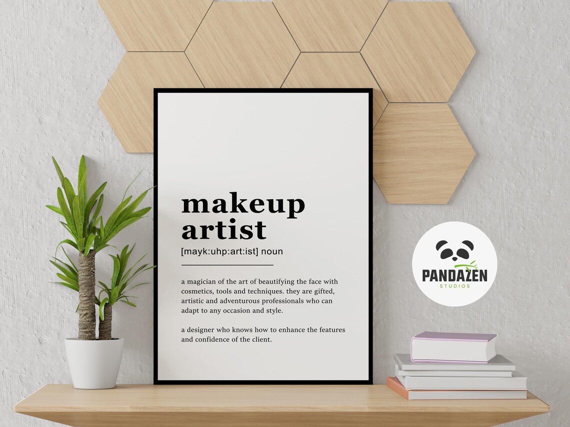 Makeup Artist Definition Elegant Typography Poster Gift for Beauty Professionals - Image 6
