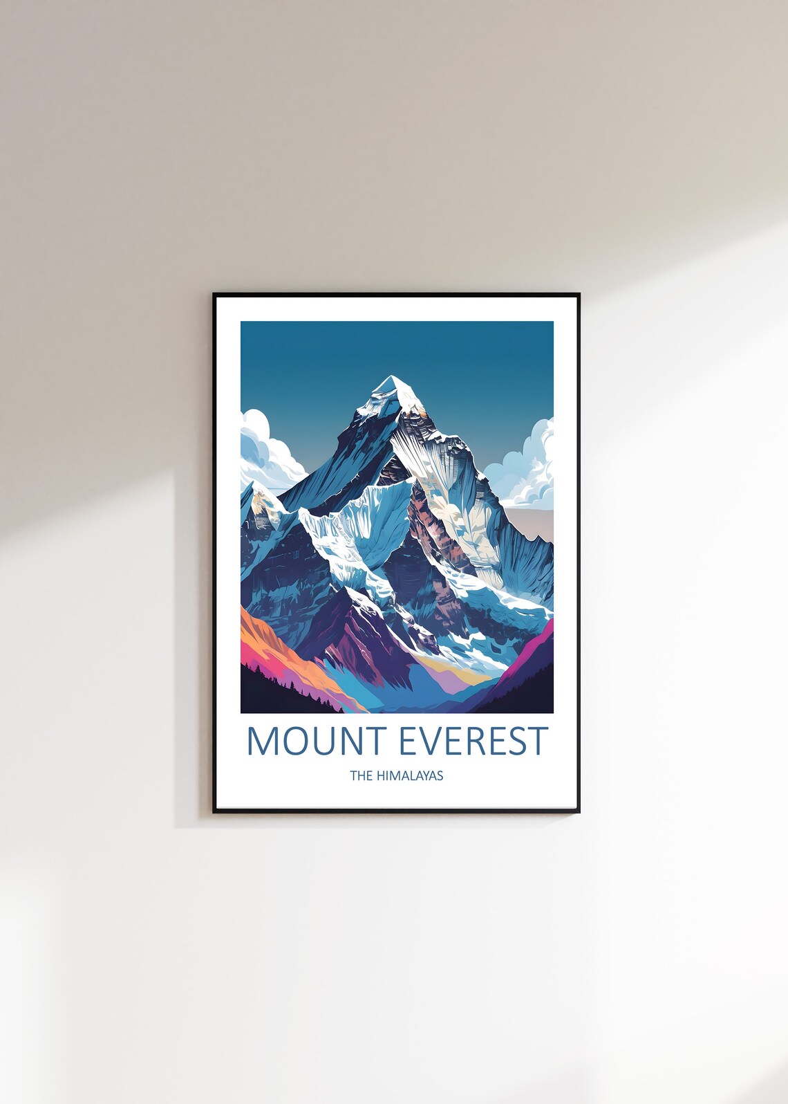 Mount Everest Himalayas Snow Peak Mountain Majesty View Poster - Image 4