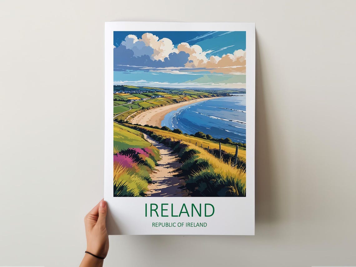 Ireland Print Ireland Gifts Ireland Travel Print Ireland Poster Ireland Art Print Republic Of Ireland Travel Gift Irish Prints - Image 5
