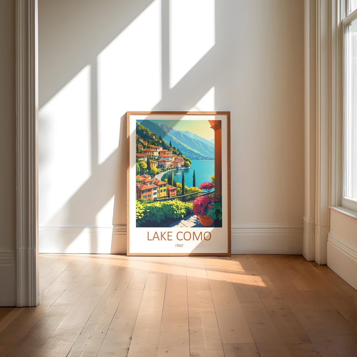 Lake Como Print Italy Print Lake Como Art Italian Prints Lake Como Poster Lake Como Italy Art Italy Travel Print Travel Memories Gift - Image 6